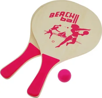 Tenisová raketa SportTeam OG-BEACH RAK01 plážový tenis set růžový