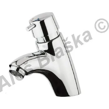 Vodovodní baterie Rubinetteria MCM International - Itálie | MCM 2013 stojánková umyvadlová směšovací samouzavírací baterie - časová ,tlačná, tlačítková - chrom - CHROM MCM.2013