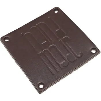 MMboutique Handmade cedulka čtverec tabák