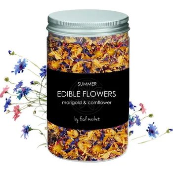 Koření FOOD-MARKET jedlé květy měsíček a chrpa 18g