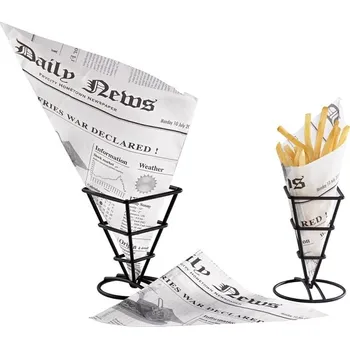 Jednorázové nádobí Gastro obaly Kornout z nepromastit.papíru 180x250mm 150g (min. počet 1000ks)