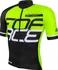 cyklistický dres Force Fame M s krátkým rukávem fluo černý/bílý