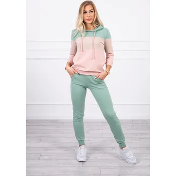 Glara Dámský tříbarevný teplákový set 836962