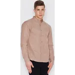 Béžová košile V019 Beige Velikost: M