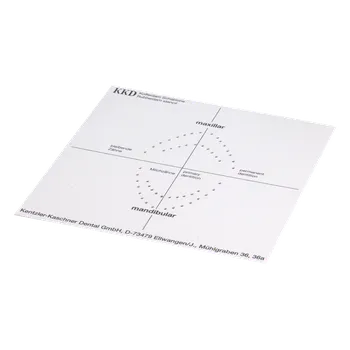 Kentzler-Kaschner Dental KKD Kofferdam šablona, 1 ks