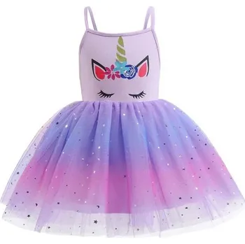 Karnevalový kostým Unicorn (Jednorožci) Dětský kostým s doplňky i bez - jednorožec Varianta: fialové šaty, Velikost: 90/18-24M