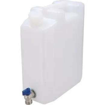 Kanystr Kanystr 10L plastový průhledný s kovovým kohoutem 049