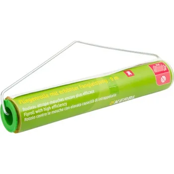 Mucholapka PHEROLL se závěsem 0,3 x 9 m, plocha 2,7m² s feromony a potiskem