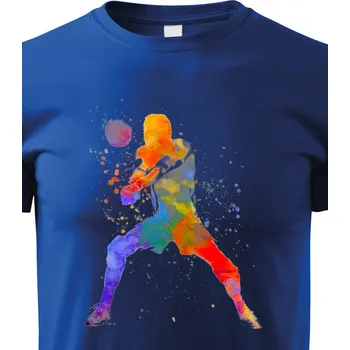 Chlapecké tričko Dětské tričko Volejbalista, Barva Modrá, Velikost 134 cm/8 roků, Canvas Dětské tričko Bezvatriko.cz 1322