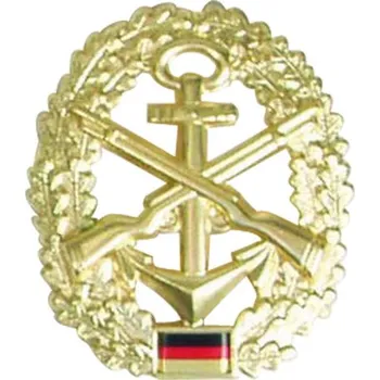 Bundeswehr Odznak BW na baret zlatý Marine-Sicherungstruppe