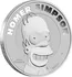 The Perth Mint Homer Simpson 2022 stříbrná mince 31,1 g