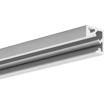 LED lišta Profil KUBIK-45, stříbrná anoda - 1 m