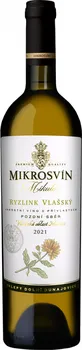 Víno Mikrosvín Flower Line Ryzlink vlašský 2021 pozdní sběr 0,75 l