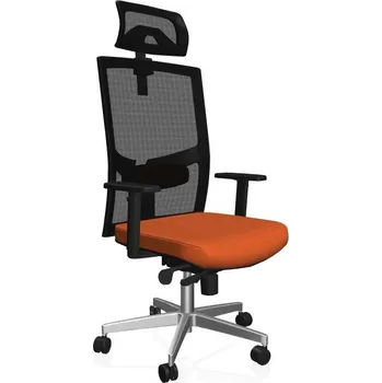 Alba Kancelářská židle GAME Šéf VIP + područky Barva: oranžová