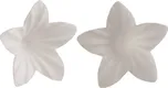 Dekora Cukrové květiny bílé 2 cm 400 ks 