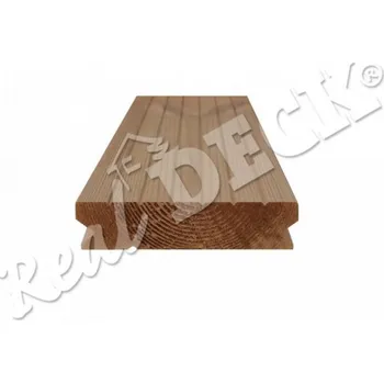 Terasové prkno Thermowood borovice 26 x 118 Clip Drážkovaný 3 m