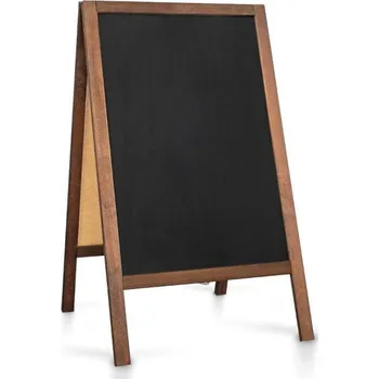 Kancelářský nábytek Dřevěný poutač 510x900 - Tmavě hnědý