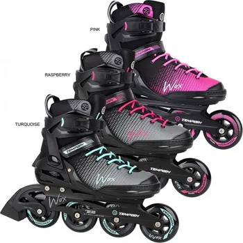 Kolečkové brusle brusle kolečkové dámské Tempish WOX LADY tyrkysové (brusle kolečkové dámské Tempish WOX LADY tyrkysové)