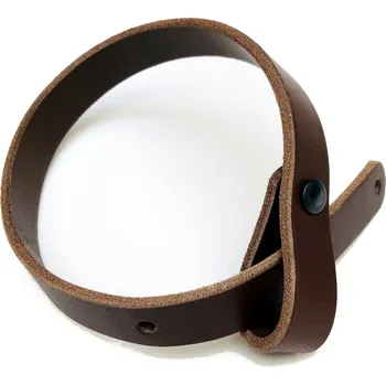 MMboutique Kožené ucho 50 cm tabák