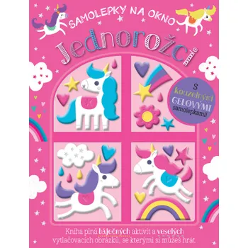interaktivní kniha Svojtka Samolepky na okno - Jednorožci