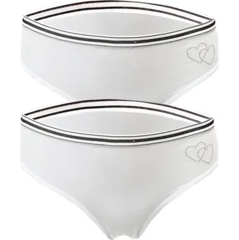 Kalhotky Numberoplus Dámské bavleně kalhotky Cottontang H-3041 ( 2ks v balení ) Barva: Bílá, Velikost: M