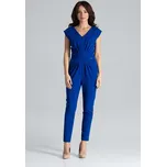 Modrý elegantní overal K496 Sapphire Velikost: S