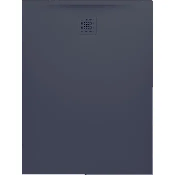 Sprchová vanička Laufen Pro - vanička obdélníková 120x100 s odtokem na kratší straně, Marbond antracit H2119530780001