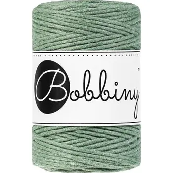 Příze Bobbiny bavlněná šňůra na macramé BABY eucalyptus green
