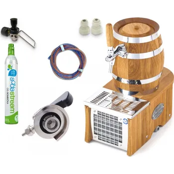 Chladicí zařízení na pivo LINDR.CZ Sestava Soudek 20 naražeč plochý tlakování sodastream