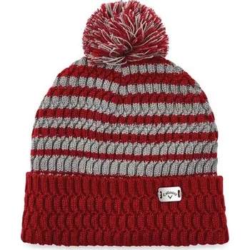 Čepice Callaway kulich Pom Pom Beanie červeno šedý