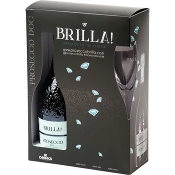 Prosecco Brilla + 2 skla 0,75l 11%