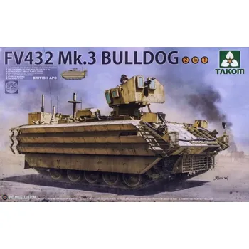 Plastikový model Takom 1/35 FV432 Mk.3 Bulldog 2 in 1