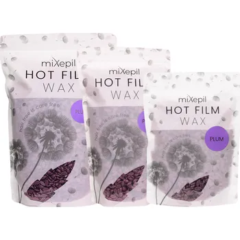 Přípravek po depilaci a epilaci Mixepil - zrnka vosku - ŠVESTKA