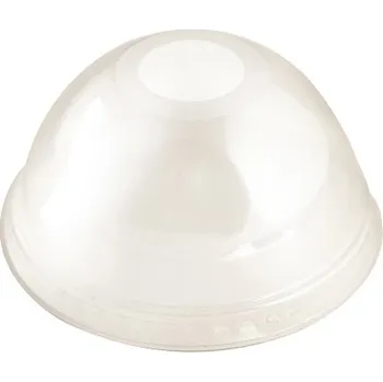 Jednorázové nádobí Gastro obaly Víčko PET vypouklé bez otvoru pro kelímky PET400 (min. počet 1000ks)