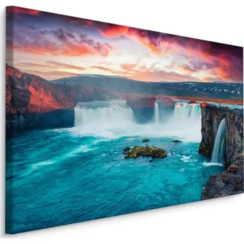 Plátno Islandské Vodopády Varianta: 30x20