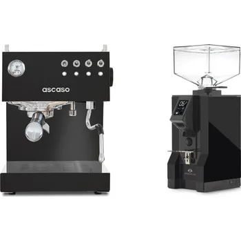 Kávovar Ascaso Steel DUO, Black + Eureka Mignon Specialita, BL black