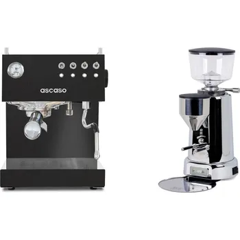 Kávovar Ascaso Steel DUO, Black + ECM V-Titan 64