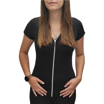 Dámská halenka Halenka Ardewo černá zip Velikosti Ardewo: M