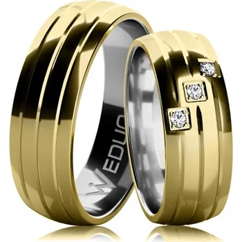 Prsten Luxur Snubní prsteny WeDuo Gianni WE DUO 65 UE 3