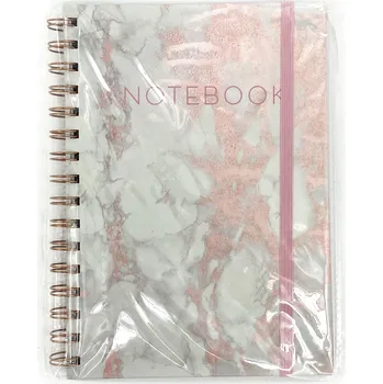 Blok H&L Spirálový sešit ForGirl A5, růžový mramor