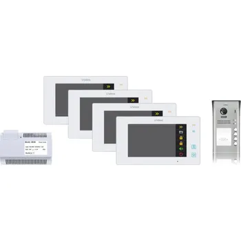 VIDOS DUO 4rodinný videovrátný systém 4 x M1021W / S1104A