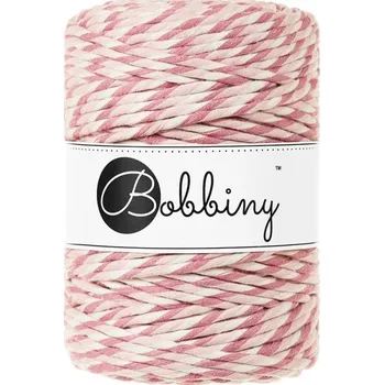 Příze Bobbiny bavlněná šňůra na macramé XXL magic pink