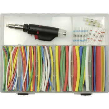 Kunzer 7SSS175 bužírky, smršťovací hadičky a mini hořák 175 dílů