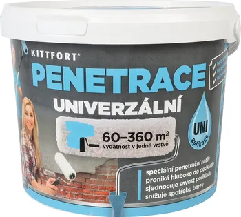 Penetrace Kittfort Disperzní penetrace mléčně bílá 3 kg