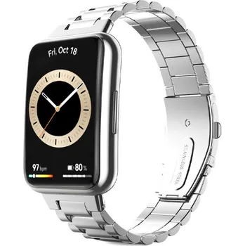 Ostatní příslušenství k chytrým hodinkám eses Kovový řemínek pro Huawei Watch Fit 2 - Stříbrný