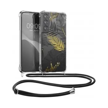 Pouzdro na mobilní telefon Průhledné pouzdro pro Samsung Galaxy S22 - žlutá