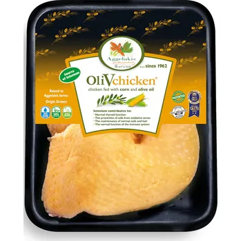 Aggelakis OlivChicken OliVchicken kuřecí stehna z řeckého ostrova Evia AGGELAKIS váha: 650g