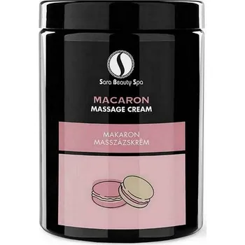 Masážní přípravek Masážní krém na obličej a tělo Sara Beauty Spa - Macaron 1000 ml