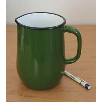 Smaltovaný džbánek na vodu zelený 2,5 lt