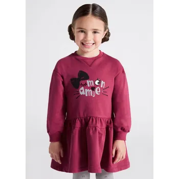 Dívčí šaty Mayoral Volánové šaty 4973 malinové Rozměr: 98